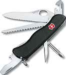 

Нож перочинный Victorinox Trailmaster One Hand 111 мм 12 функций с фиксатором лезвия чёрный