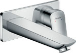

Смеситель для раковины Hansgrohe Logis 195 мм настенный (внеш. монт. часть) в к-те с 50 001 71 220 000