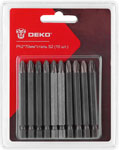 

Набор профессиональных бит Deko Ph2*70мм*сталь S2 (10 шт.)
