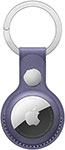 Кожаный брелок для AirTag Apple с кольцом для ключей цвета «сиреневая глициния»