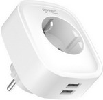 Умная розетка Gosund Smart plug 2 USB outlet, total 2.1A, белый (SP112)