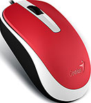 Мышь проводная Genius DX-120, красный