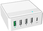 

СЗУ TFN QC PD 40W White 5 портов