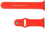 Ремешок для смарт-часов mObility для Apple watch - 42-44 mm, красный УТ000018877 ремешок нейлоновый mobility для apple watch – 42 44 mm s3 s4 s5 se s6 красный апельсин с коричнево желтым краем