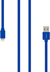 Кабель Rombica Digital MR-01, интерфейс Lightning to USB. Длина 1 м. Цвет синий (CB-MR01N) кабель 3 в 1 pero dc 06 universal usb microusb lightning type c 3 а 1 м синий