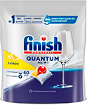 Таблетки для посудомоечных машин FINISH Quantum Лимон 60 таблеток (43103) - фото 1