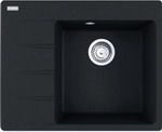 Кухонная мойка FRANKE CNG 611/211-62 TL черный матовый, чаша справа, вентиль-автомат (114.0639.705)