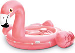 Надувной остров Intex ''Фламинго'' 422х373х185 см 57267 игрушка пищащая фламинго для собак 22 5 см розовая