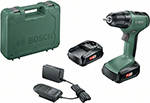 фото Аккумуляторная дрель-шуруповерт bosch universaldrill 18 (2 акк.) кейс 06039c8005