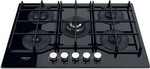 фото Встраиваемая газовая варочная панель hotpoint-ariston hags 72f/bk