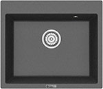 Кухонная мойка Point Бинга 60 (PN3003GR) графит кухонная мойка и смеситель point бинга 60 с дозатором графит pn3003gr pn3101gr pn3201gr