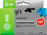 Картридж струйный Cactus (CS-PFI107C) для CANON PF680/685/780/785, голубой картридж струйный cactus cs pfi107c для canon pf680 685 780 785 голубой
