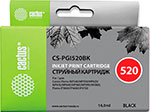 Картридж струйный Cactus (CS-PGI520BK) для CANON Pixma MP540/630/980, черный тонер для лазерного принтера canon c exv53 оригинал