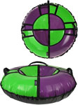 Тюбинг X-Match Sport, фиолетовый-зеленый, 100 см (во7066-2) тюбинг x match sport фиолетовый зеленый 100 см во7066 2