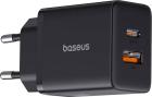 

СЗУ для мобильных устройств Baseus Cube, USB-C+A, 20W, черный (P10111403113-00)