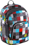 фото Рюкзак coocazoo ray day 24l checkmate blue red серый/бирюзовый