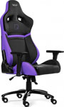 Игровое компьютерное кресло Warp GR-BPP черно-фиолетовое игровое кресло defender azgard полиуретан 60 мм