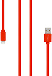 Кабель Rombica Digital MR-01, интерфейс Lightning to USB. Длина 1 м. Цвет красный (CB-MR01R) кабель lightning apple 1м 1 8a pvc от luxcase