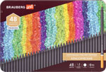 Карандаши художественные цветные  Brauberg ART PREMIERE 48 цветов, 4 мм, металл кейс (181694) художественные ные акварельные карандаши brauberg