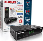 Цифровой телевизионный ресивер Lumax DV 3215 HD черный от Холодильник