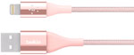 

Кабель Belkin, USB папа/8-pin lightning папа 1 2м розовый (F8J207bt04-C00)