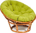 фото Кресло tetchair ''papasan'' 23/01 w /с подушкой/ cognac (коньяк) флок олива 23 13739