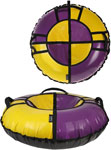 Тюбинг X-Match Sport, фиолетовый-желтый, 110 см (во7064-3)