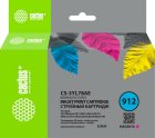 Картридж струйный Cactus CS-3YL78AE 912 пурпурный (5мл) для HP OfficeJet 8010/8012/8013/8014/80 15/8020/8025