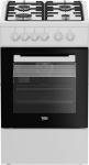 

Комбинированная плита Beko FSE52000W белая, Белый