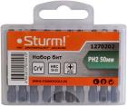 

Биты Sturm! PH2x50 мм, сталь CrV, с магнитн. наконечником, 10 шт, в пластик. кейсе (1270202)