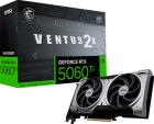 

Видеокарта MSI GeForce RTX 5060 Ti 16G VENTUS 2X OC PLUS, Черный/серый