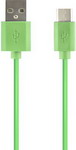 Кабель Red Line USB-Type-C, зеленый кабель red line usb type c 2 0 нейлоновая оплетка