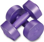 Гантели Euro classic 2 х 1,5кг, фиолетовый гантели для фитнеса sport elite h 203 3 кг 2 штуки фиолетовый