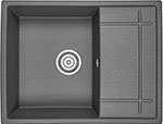 Кухонная мойка Granula GR-6501 кварцевая, оборачиваемая 650*500мм графит