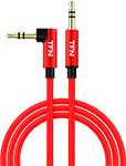 Кабель TFN AUX L-type 1.0m red-black TFN-CAUXL1MRD кабель aux 1m на вход aux 3 5mm jd 278 голубой
