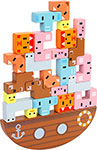 Игрушка деревянная развивающая Lats Дженга игрушка развивающая 16 см 7 пр силикон ная пирамидка кот kiddy