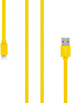 Кабель Rombica Digital MR-01, интерфейс Lightning to USB. Длина 1 м. Цвет желтый (CB-MR01Y) кабель canyon cfi 3 usb lightning 8 pin оплетка нейлон 1м белый cne cfi3pw