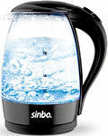 Чайник электрический Sinbo SK-7338 черное стекло виброопора sinbo