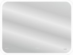 Зеркало Cersanit LED 070 design pro 100x70 с подсветкой bluetooth часы с антизапотеванием прямоугольное (KN-LU-LED070*100-p-Os) зеркало cersanit led 070 design pro 80x60 с подсветкой bluetooth часы с антизапотеванием прямоугольное kn lu led070 80 p os