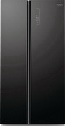 фото Холодильник side by side hotpoint-ariston sxbhae 925 черное стекло