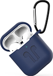 

Чехол Eva для наушников Apple AirPods 1/2 с карабином - Темно-Синий (CBAP01DBL)