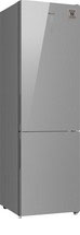 Двухкамерный холодильник Weissgauff WRK 2000 D Full NoFrost Inverter Grey Glass двухкамерный холодильник weissgauff wrk 1970 dwg full nofrost inverter