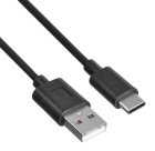 Кабель Buro USB-TC-1.2B3A USB (m)-USB Type-C (m) 1.2м черный - фото 1