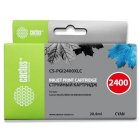 Картридж струйный Cactus CS-PGI2400XLC PGI-2400XLC голубой (20.4мл) для Canon MAXIFY iB4040/ МВ5040/ МВ5340