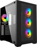 

Компьютерный корпус Powercase Vision Black (CVBA-L4), Черный