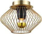 

Потолочный светильник Lussole Loft Brooks LSP-8248, Золотистый