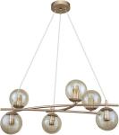 

Люстра подвесная Escada Balance (1119/6S Gold), Золото/янтарный
