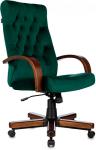 

Кресло руководителя Бюрократ T-9928WALNUT Fabric, зеленый Italia Green, крестовина металл/дерево (T-9928WALNUT/FABR/GN)