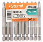 

Биты Sturm! PH2x75 мм, сталь CrV, с магнитн. наконечником, 10 шт, в пластик. кейсе (1270501)