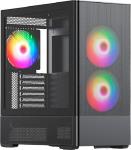 

Компьютерный корпус HSPD M712 Black ARGB (M712-TGBK-ARGB), Черный